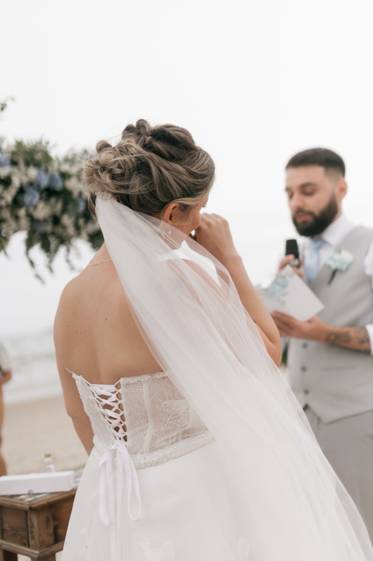 Beachfront resort wedding lawn ECR